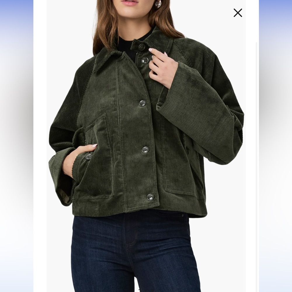 PAIGE Tylee Boxy Corduroy Jacket